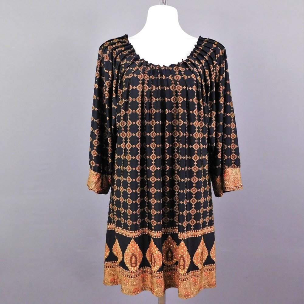 Urban Mango Women Dress‎ Black Brown L